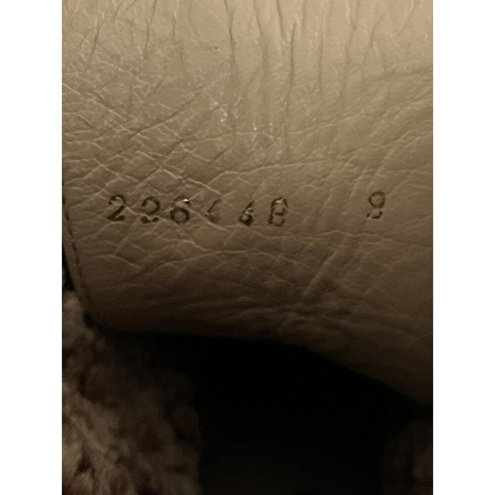 Stephane Kelian PARIS Shearling Ankle Boots •9• Brown Suede Leather Heeled Shoes - Picture 8 of 11